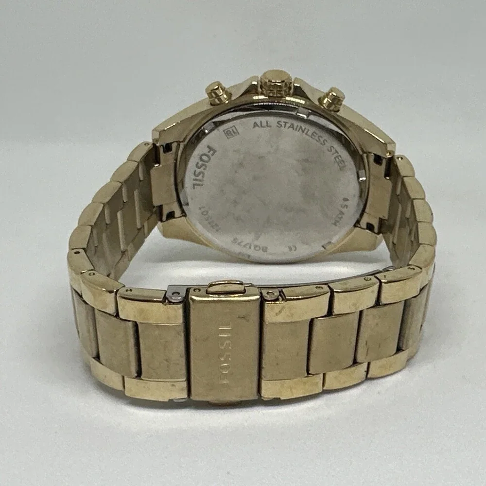 Fossil Modern BQ1775 Womens Gold Stainless Steel Analog Dial Quartz Watch HME682